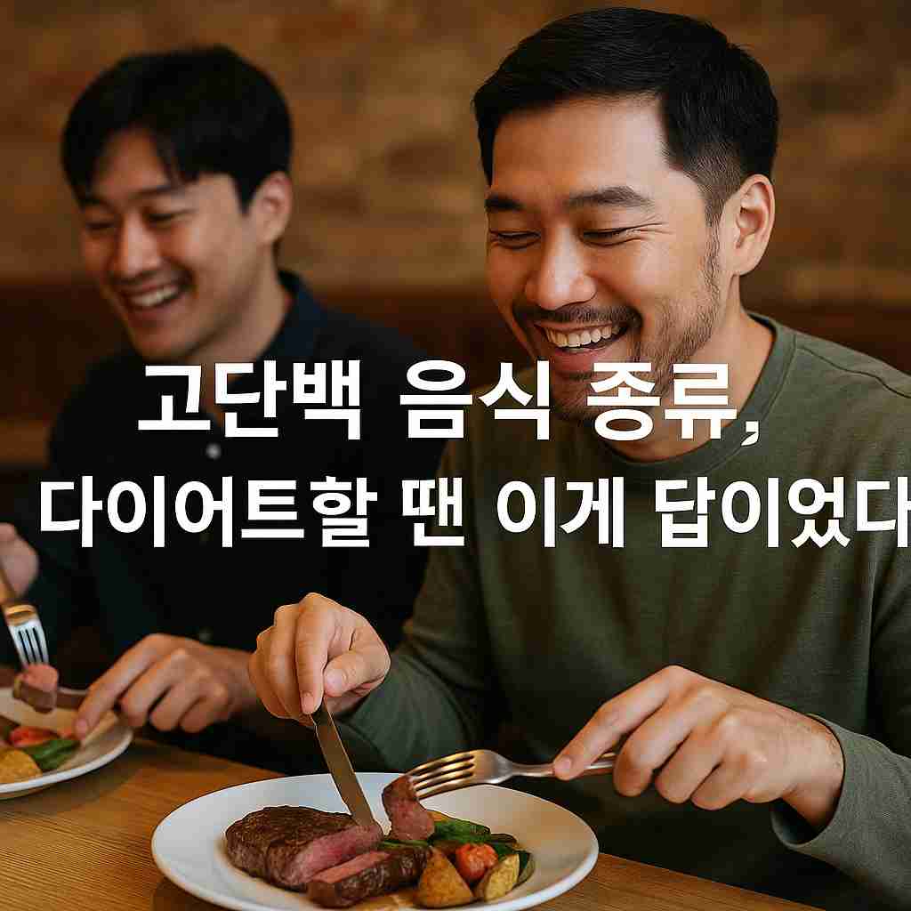 고단백 음식 종류, 다이어트할 땐 이게 답이었다