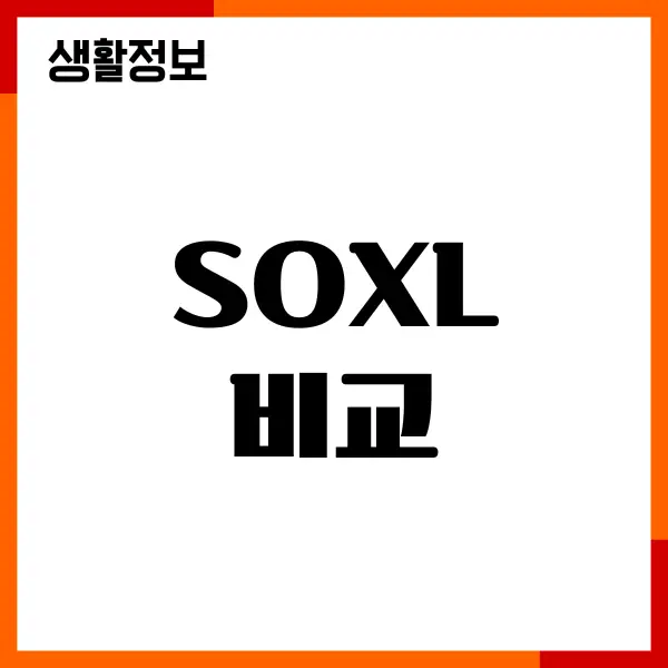 SOXL 비교, 3배 레버리지 전망, 장기투자, 수익률, 장단점
